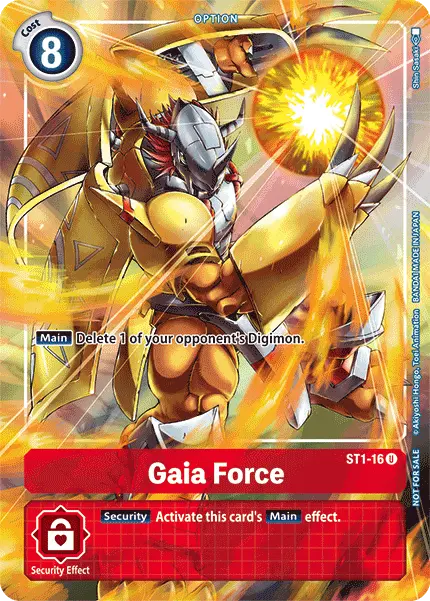 Gaia Force [St1-16] (Tamer's Evolution Box) [Starter Deck: Gaia Red Promos] 1