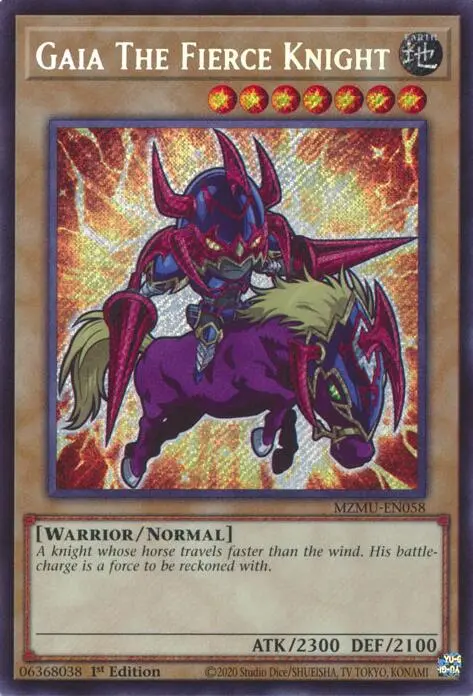 Gaia The Fierce Knight [Mzmu-En058] Secret Rare 1