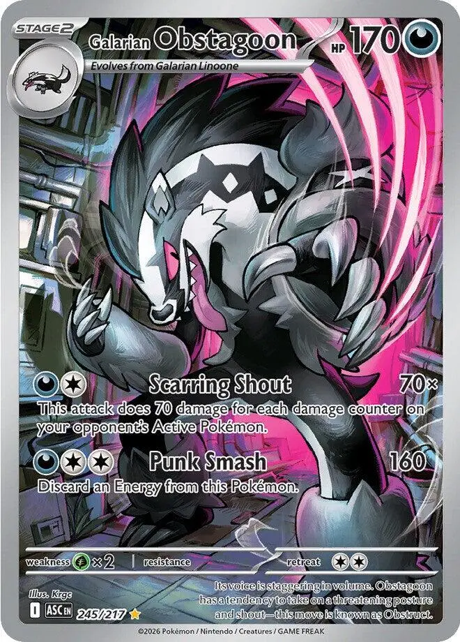 Galarian Obstagoon (245/217) [Mega Evolution: Ascended Heroes] 1