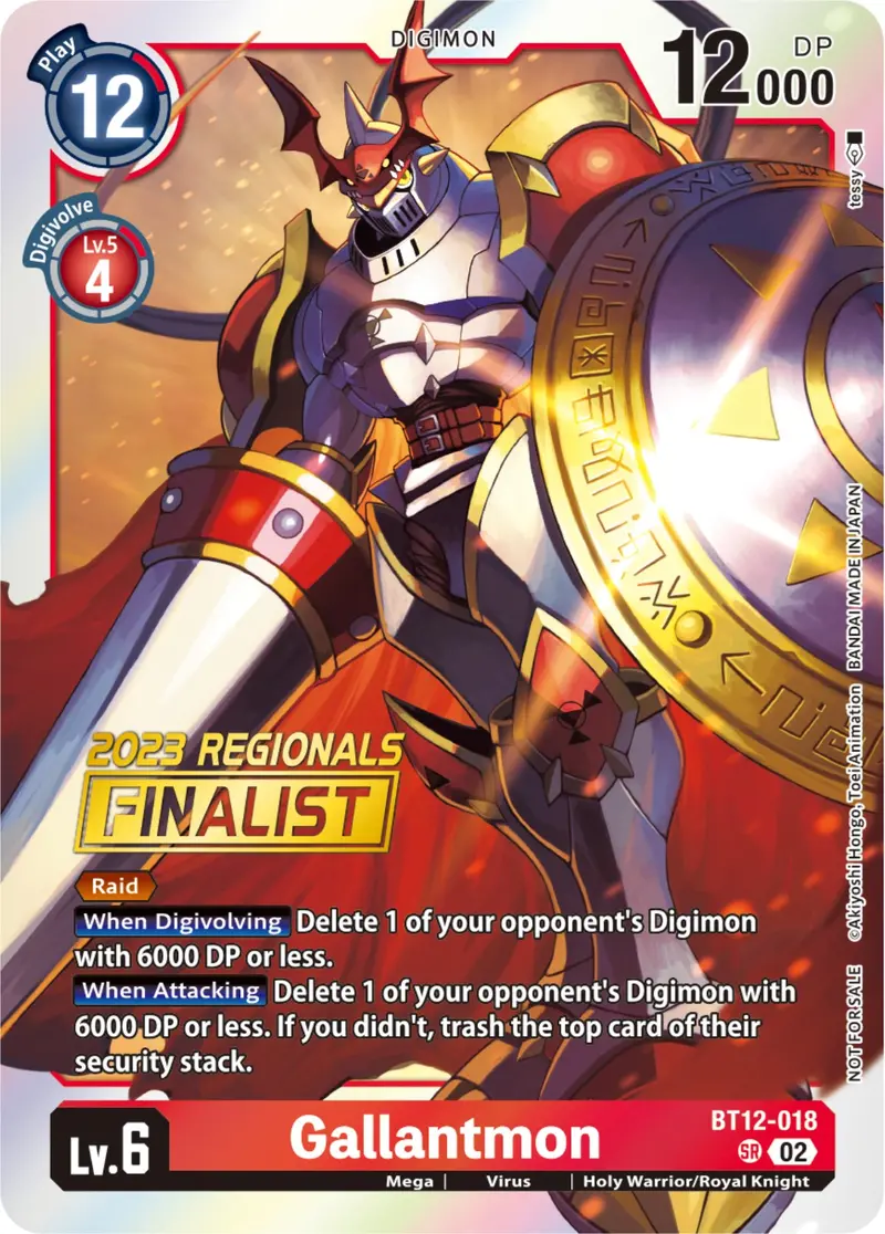 Gallantmon [Bt12-018] (2023 Regionals Finalist) [Across Time] 1