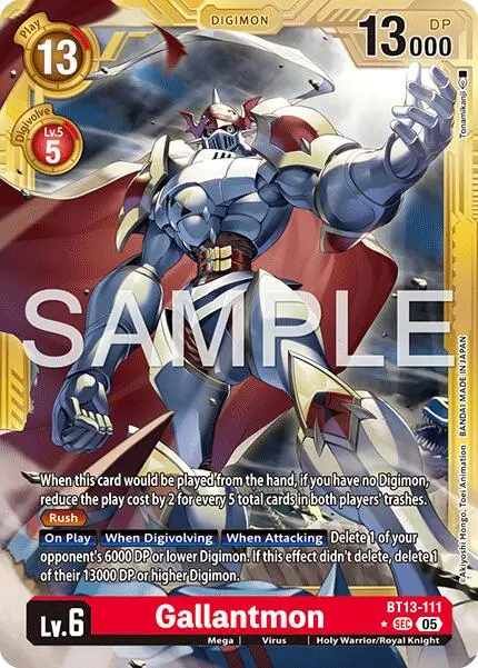 Gallantmon [Bt13-111] (Alternate Art) [Advanced Booster Digimon Generation] 1