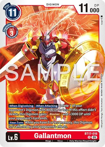 Gallantmon [Bt17-016] [Advanced Booster Digimon Generation] 1