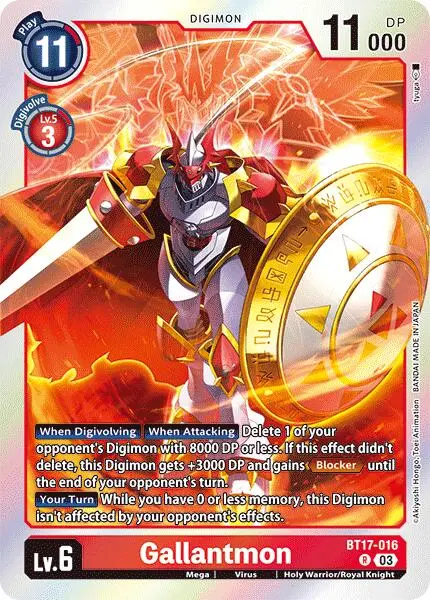 Gallantmon [Bt17-016] [Secret Crisis] 1