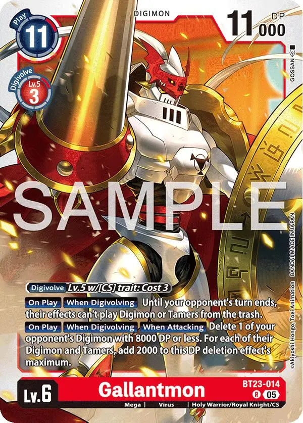 Gallantmon [Bt23-014] [Hackers' Slumber] 1