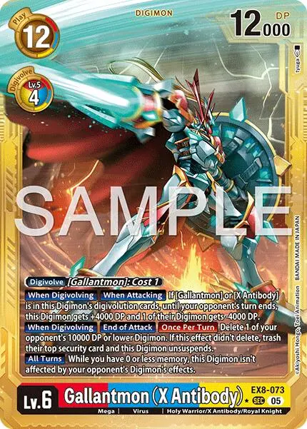 Gallantmon [Ex8-073] (X Antibody) (Alternate Art) [Advanced Booster Digimon Generation] 1