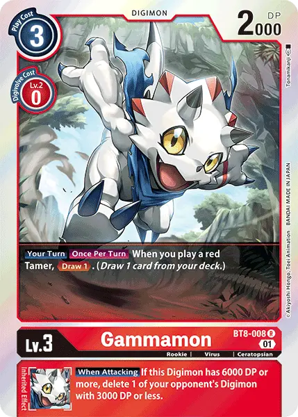 Gammamon [Bt8-008] [New Awakening] 1