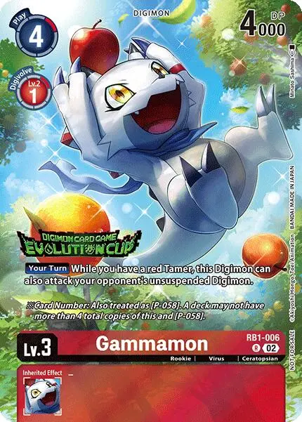 Gammamon [Rb1-006] (2024 Evolution Cup) [Resurgence Booster] 1