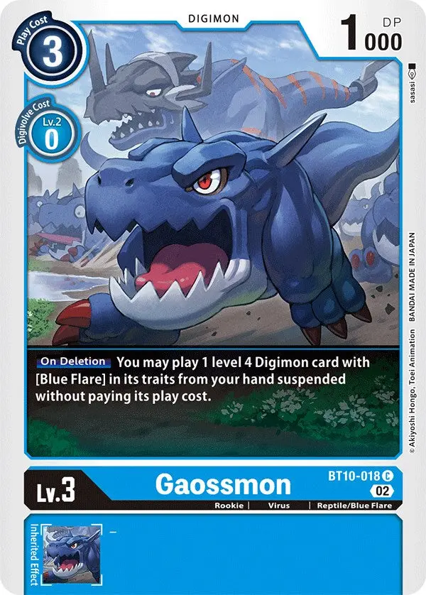 Gaossmon [Bt10-018] [Xros Encounter] 1