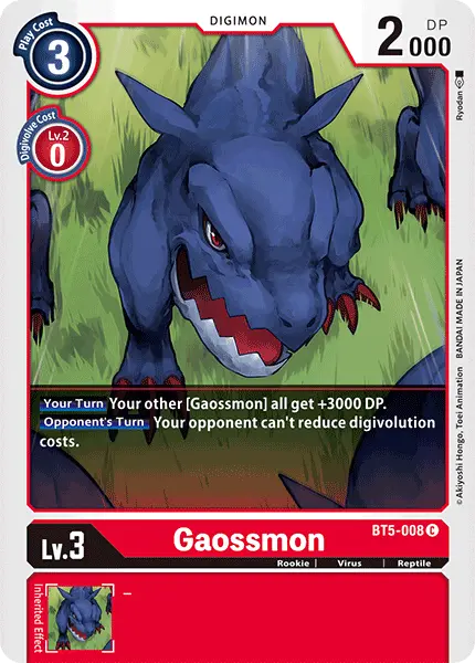 Gaossmon [Bt5-008] [Battle Of Omni] 1