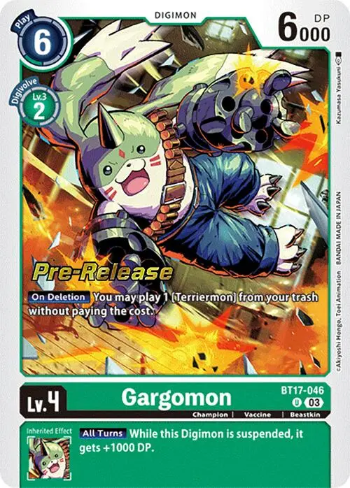 Gargomon [Bt17-046] [Secret Crisis Pre-Release Cards] 1