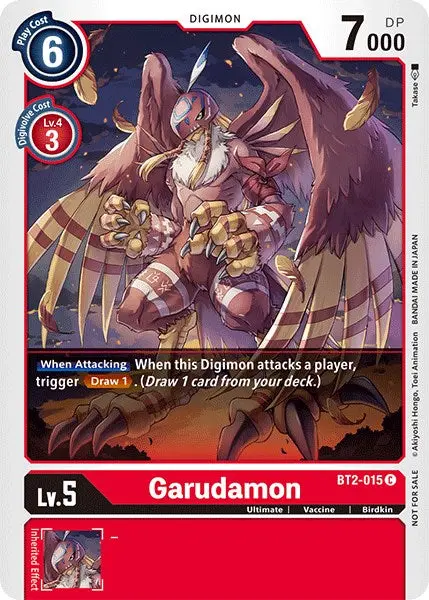 Garudamon [Bt2-015] (Official Tournament Pack Vol.3) [Release Special Booster Promos] 1