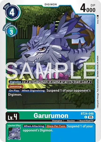 Garurumon [Bt24-046] [Time Stranger] 1