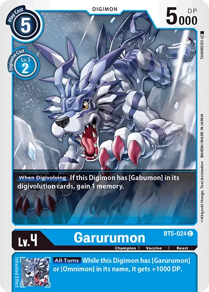 Garurumon [Bt5-024] [Battle Of Omni] 1