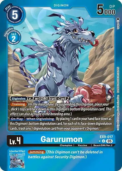 Garurumon [Ex9-017] (Limited Foil) [Versus Monsters] 1
