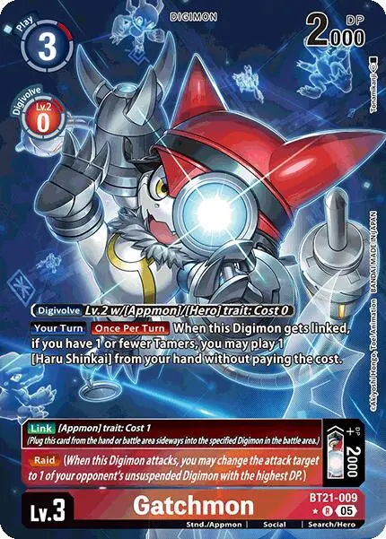 Gatchmon [Bt21-009] (Alternate Art) [World Convergence] 1
