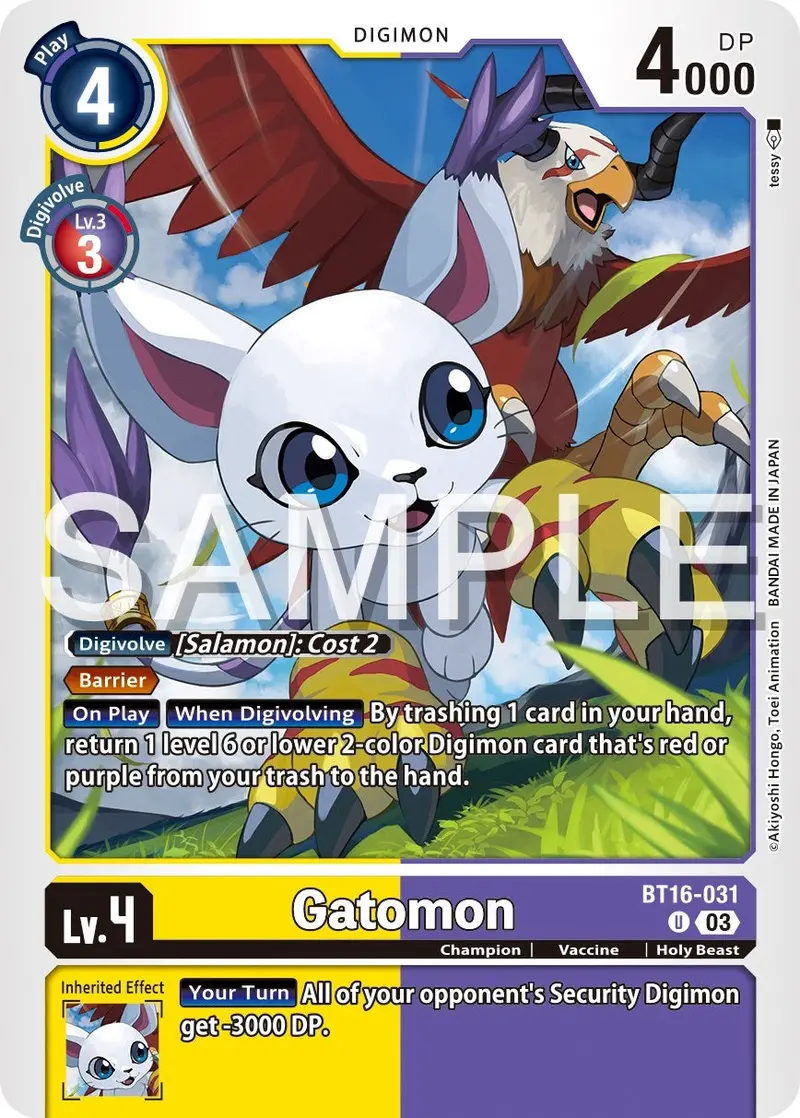 Gatomon [Bt16-031] [Beginning Observer] 1