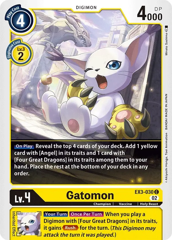 Gatomon [Ex3-030] [Draconic Roar] 1