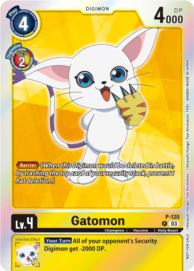 Gatomon [P-120] (Tamer Party Pack -The Beginning- Ver. 2.0) [Promotional Cards] 1