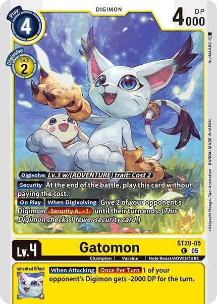 Gatomon [St20-05] [Starter Deck: Protector Of Light] 1