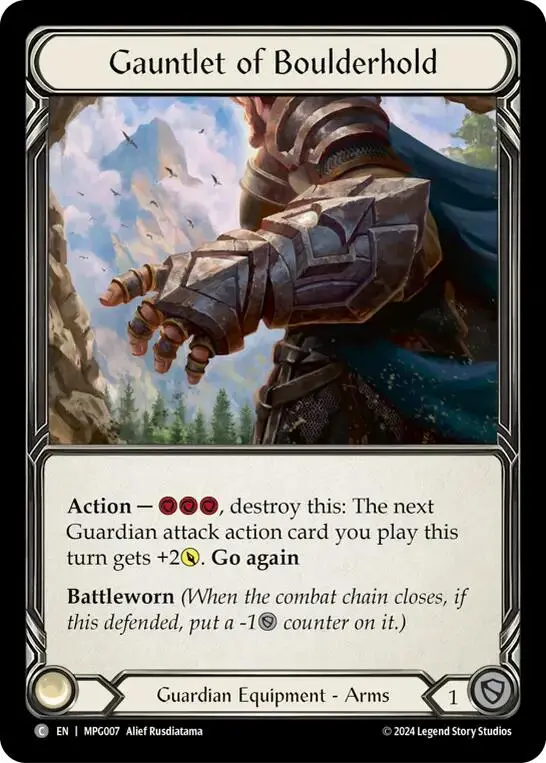 Gauntlet Of Boulderhold [Mpg007] (Mastery Pack Guardian) 1