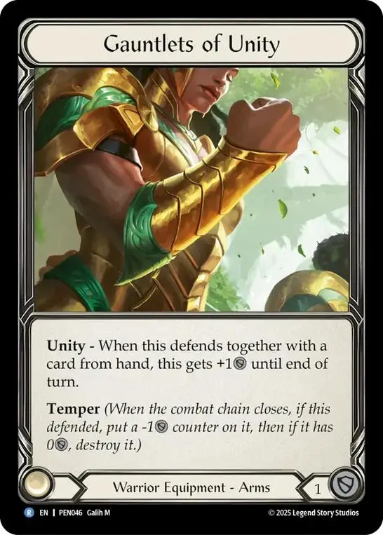 Gauntlets Of Unity [Pen046] (Compendium Of Rathe)  Cold Foil 1