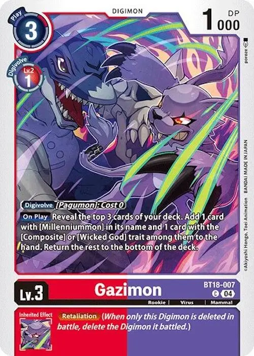Gazimon [Bt18-007] [Release Special Booster Ver.2.0] 1