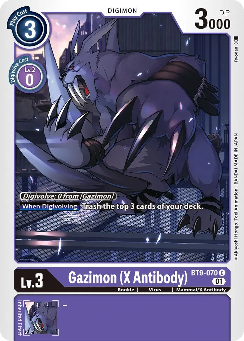 Gazimon (X Antibody) [Bt9-070] [X Record] 1