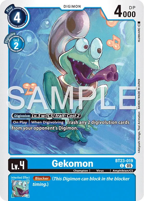 Gekomon [Bt23-019] [Hackers' Slumber] 1