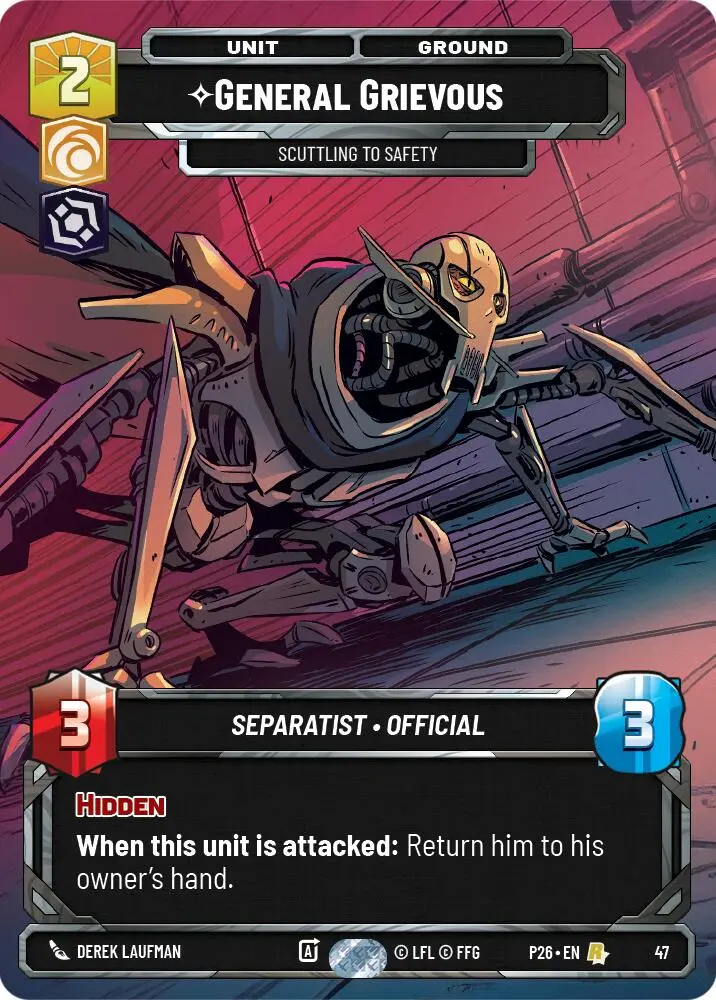 General Grievous - Scuttling To Safety (47) (47) [Sector And Regional Promos: Season 1] 1
