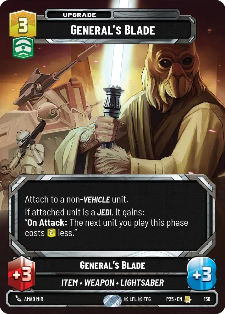General's Blade (156) (156) [Sector And Regional Promos: Season 1] 1