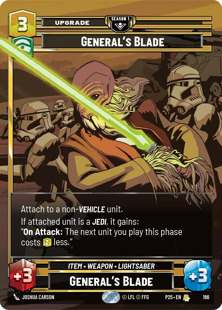 General's Blade (166) (166) [Sector And Regional Promos: Season 1] 1