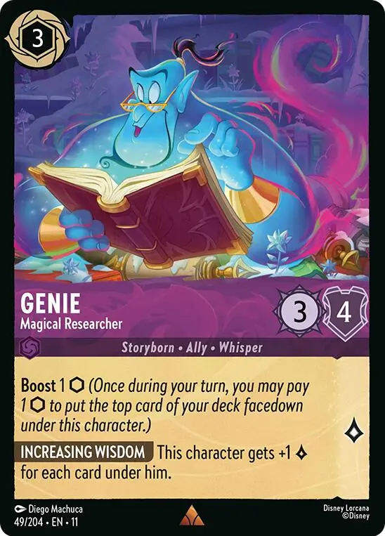 Genie - Magical Researcher (49/204) [Winterspell] 1