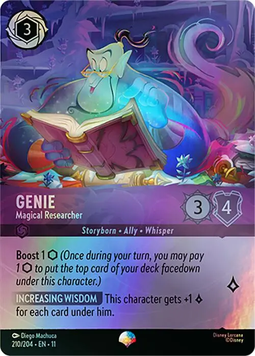 Genie - Magical Researcher (Epic) (210/204) [Winterspell] 1