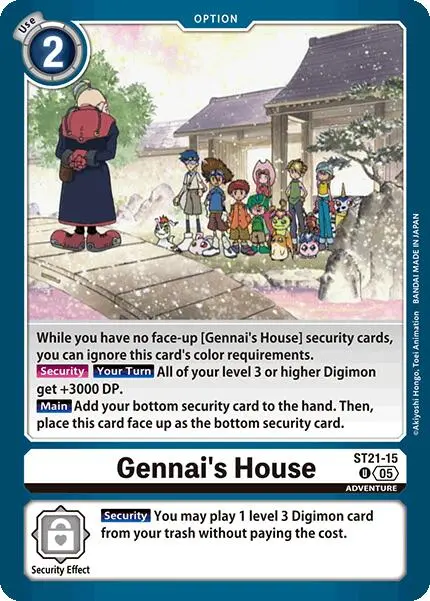 Gennai's House [St21-15] [Starter Deck: Hero Of Hope] 1