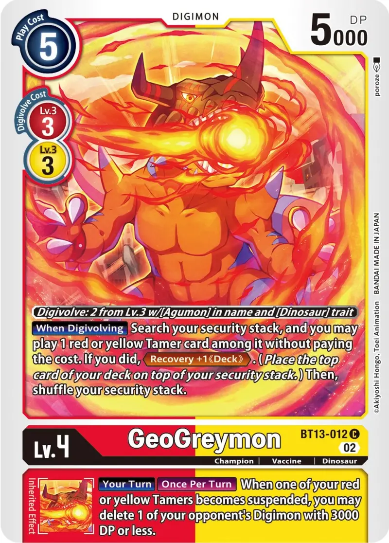 Geogreymon [Bt13-012] [Versus Royal Knights Booster] 1