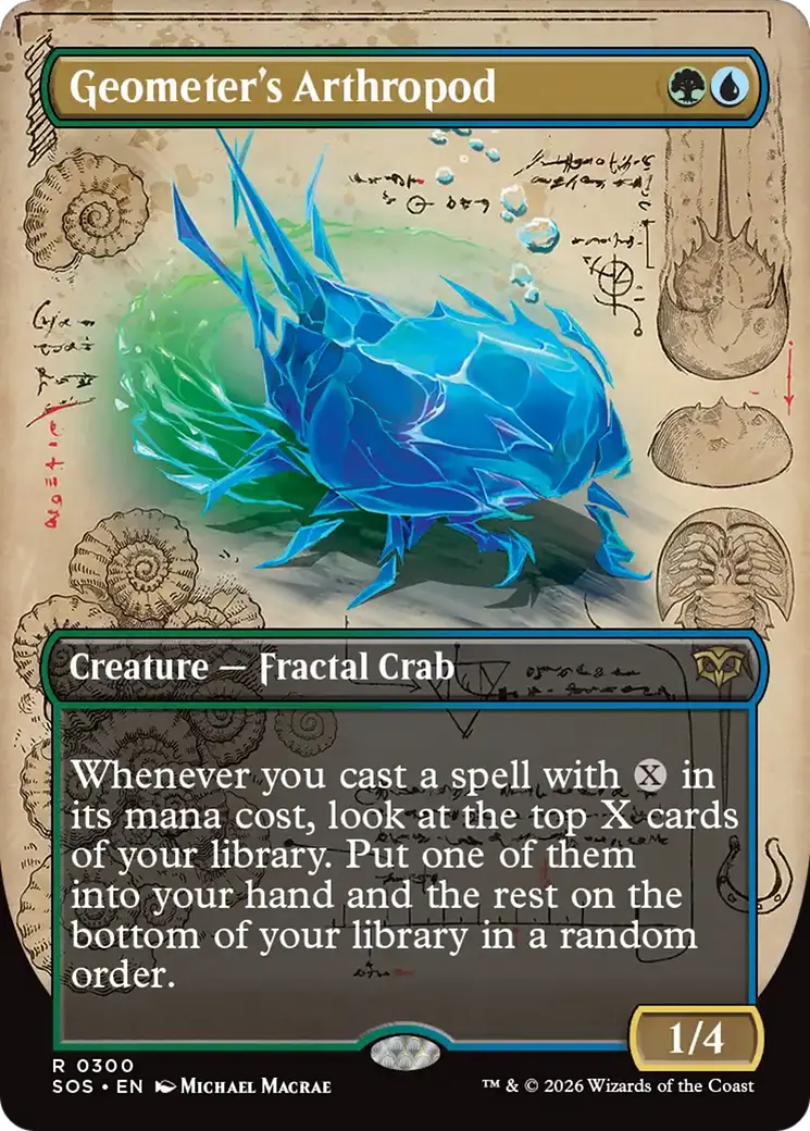 Geometer's Arthropod (Borderless) [Secrets Of Strixhaven] 1