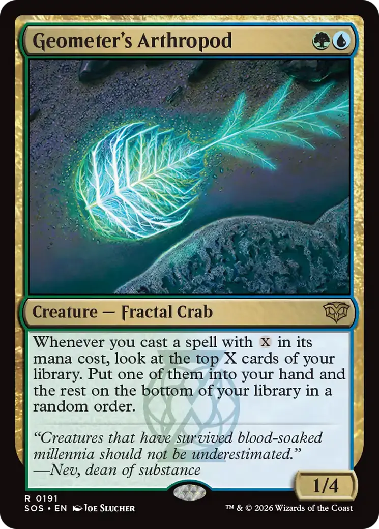 Geometer's Arthropod [Secrets Of Strixhaven] 1