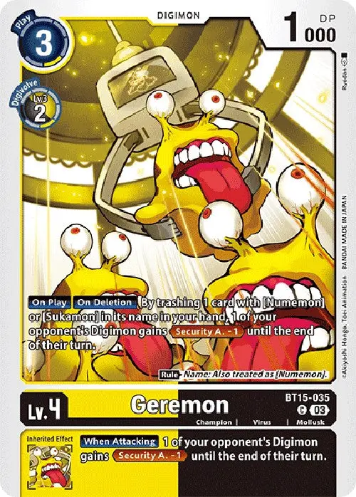 Geremon [Bt15-035] [Exceed Apocalypse] 1