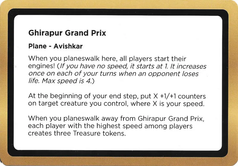Ghirapur Grand Prix (Black Lotus Unknown Planechase) [Oversize Cards] 1