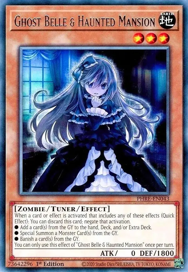 Ghost Belle & Haunted Mansion [Phre-En043] Rare 1