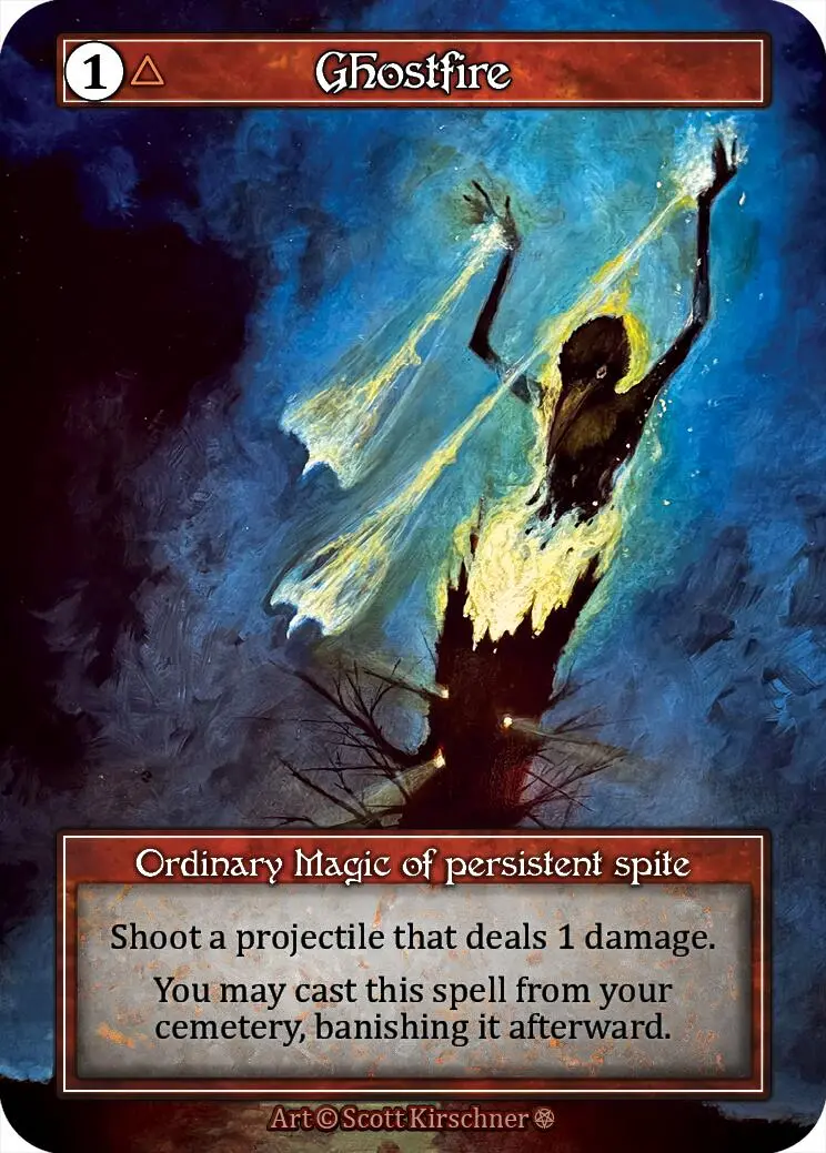 Ghostfire (Foil) [Gothic] 1