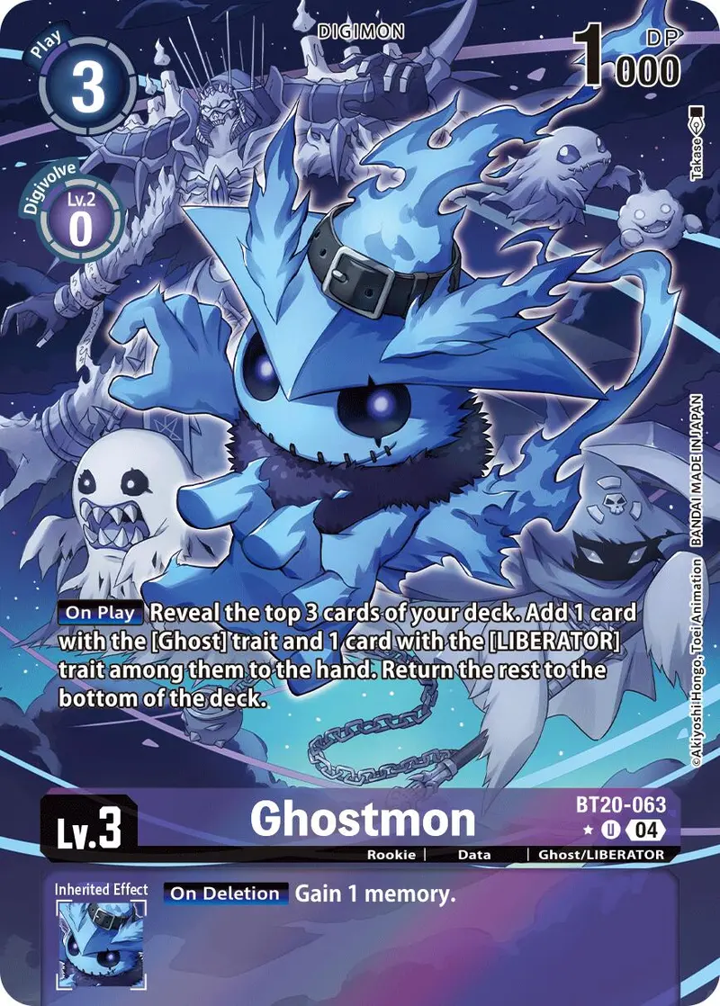 Ghostmon [Bt20-063] (Alternate Art) [Release Special Booster Ver.2.5] 1