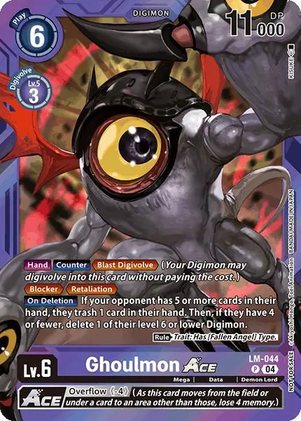 Ghoulmon Ace [Lm-044] (Limited Card Pack) [World Convergence] 1