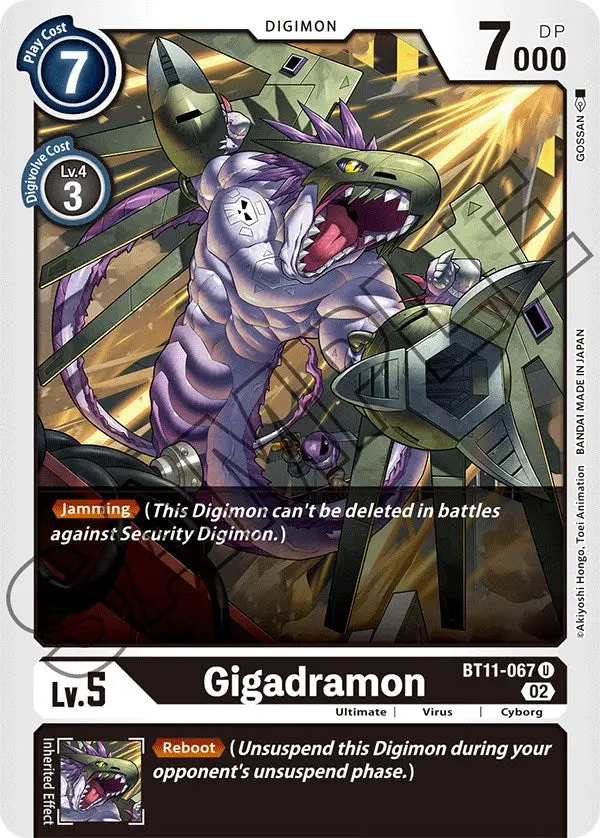 Gigadramon [Bt11-067] [Dimensional Phase] 1