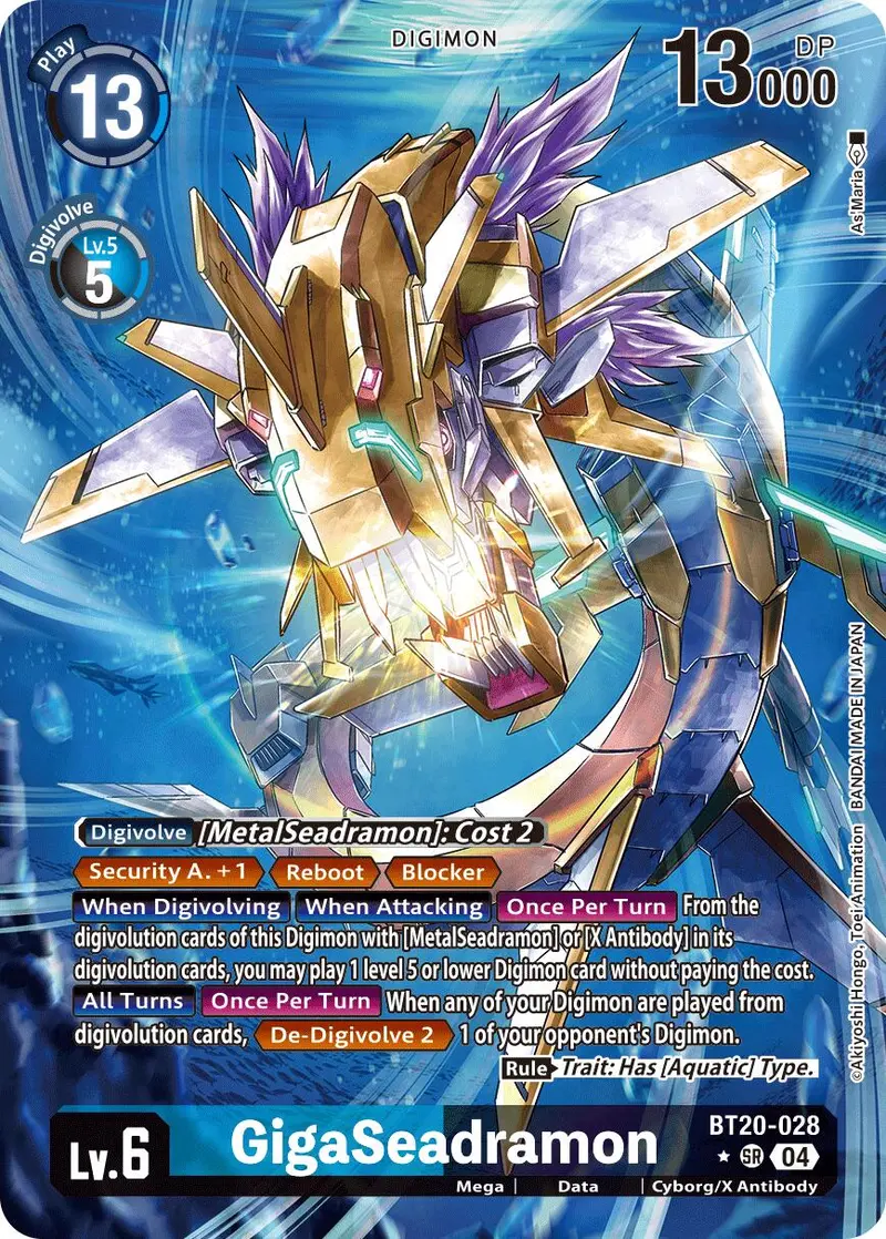 Gigaseadramon [Bt20-028] (Alternate Art) [Release Special Booster Ver.2.5] 1