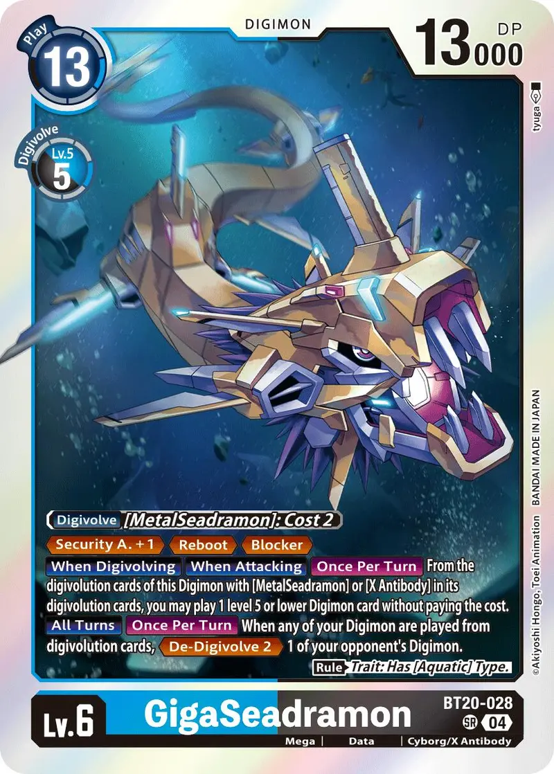 Gigaseadramon [Bt20-028] [Release Special Booster Ver.2.5] 1