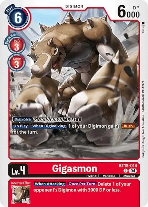 Gigasmon [Bt18-014] [Release Special Booster Ver.2.0] 1
