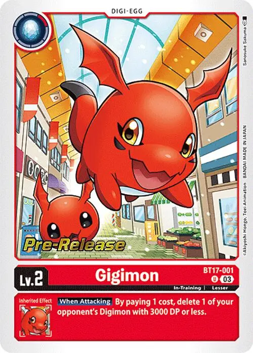 Gigimon [Bt17-001] [Secret Crisis Pre-Release Cards] 1