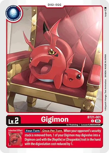 Gigimon [Bt21-001] [World Convergence] 1