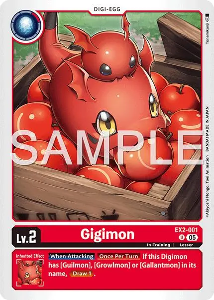Gigimon [Ex2-001] (Reprint) [Advanced Booster Digimon Generation] 1